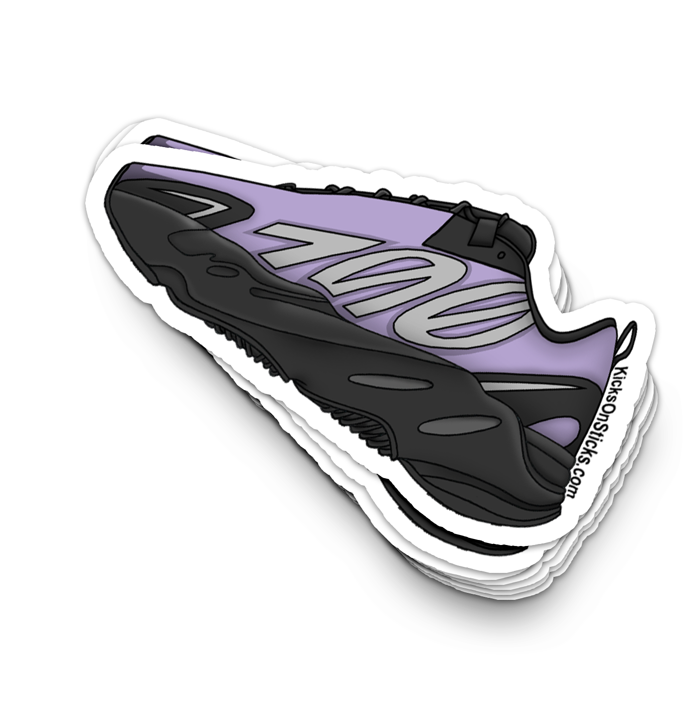 Yeezy 700 MNVN "Geode" Sneaker Sticker