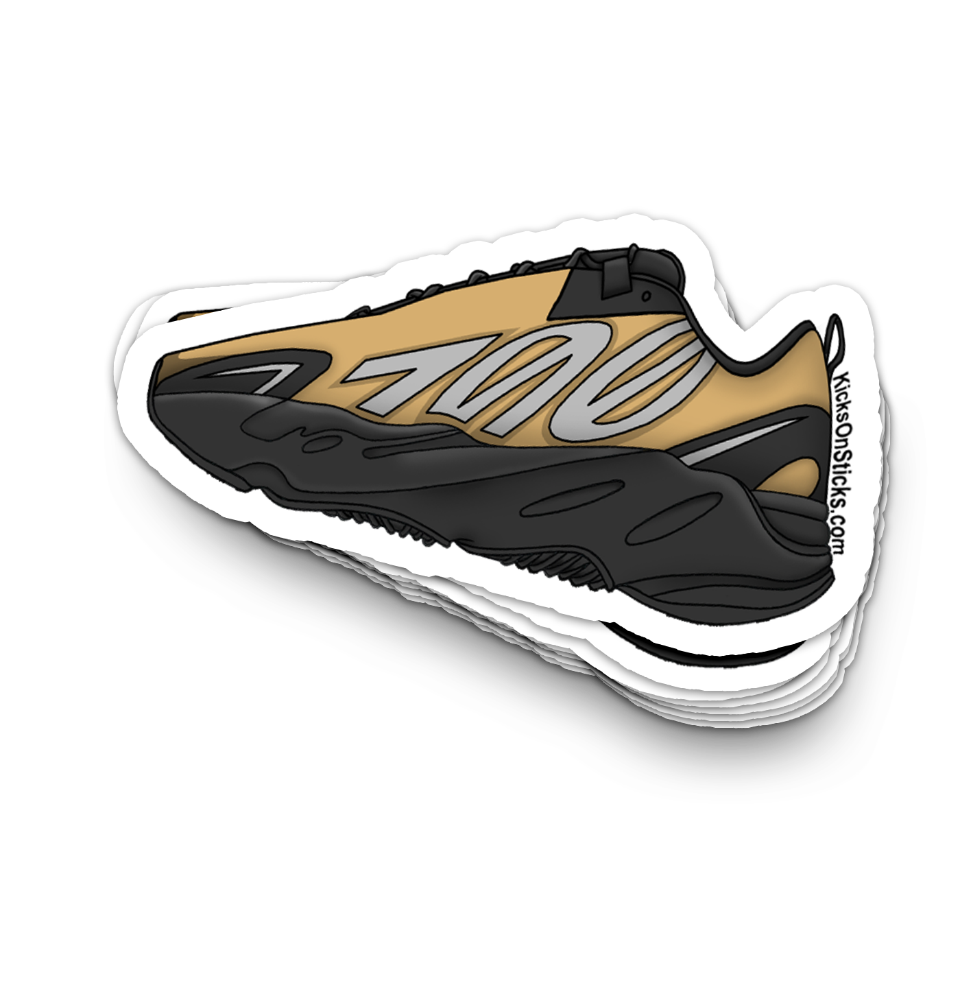 Yeezy 700 MNVN "Honey Flux" Sneaker Sticker