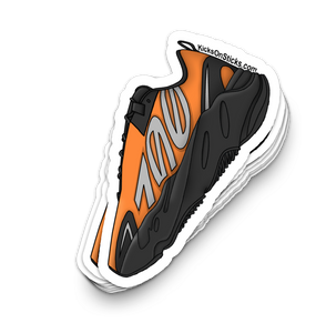 Yeezy 700 MNVN "Orange" Sneaker Sticker