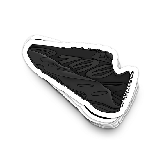Yeezy 700 MNVN "Triple Black" Sneaker Sticker