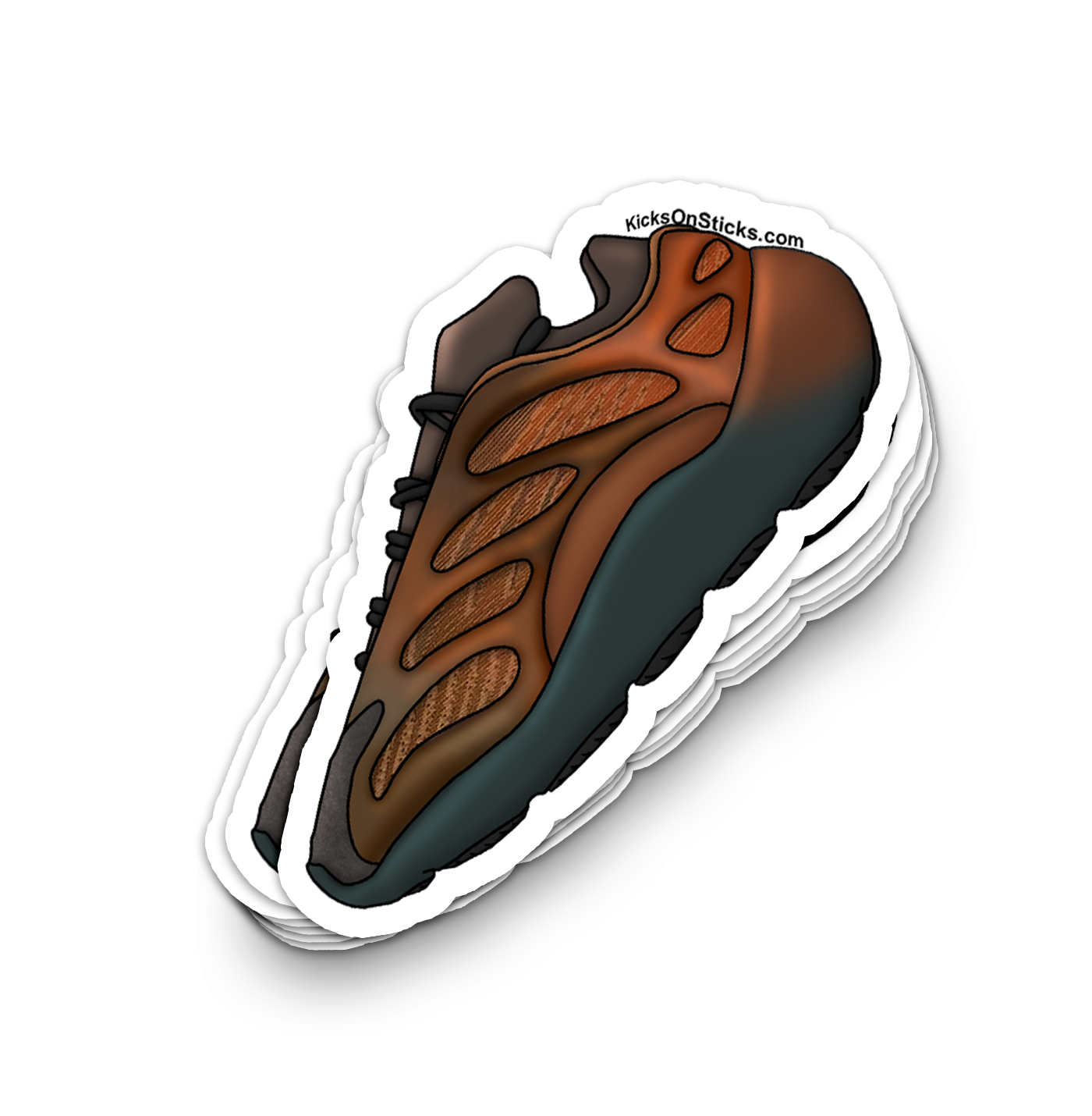 Yeezy 700 V3 "Copper Fade" Sneaker Sticker