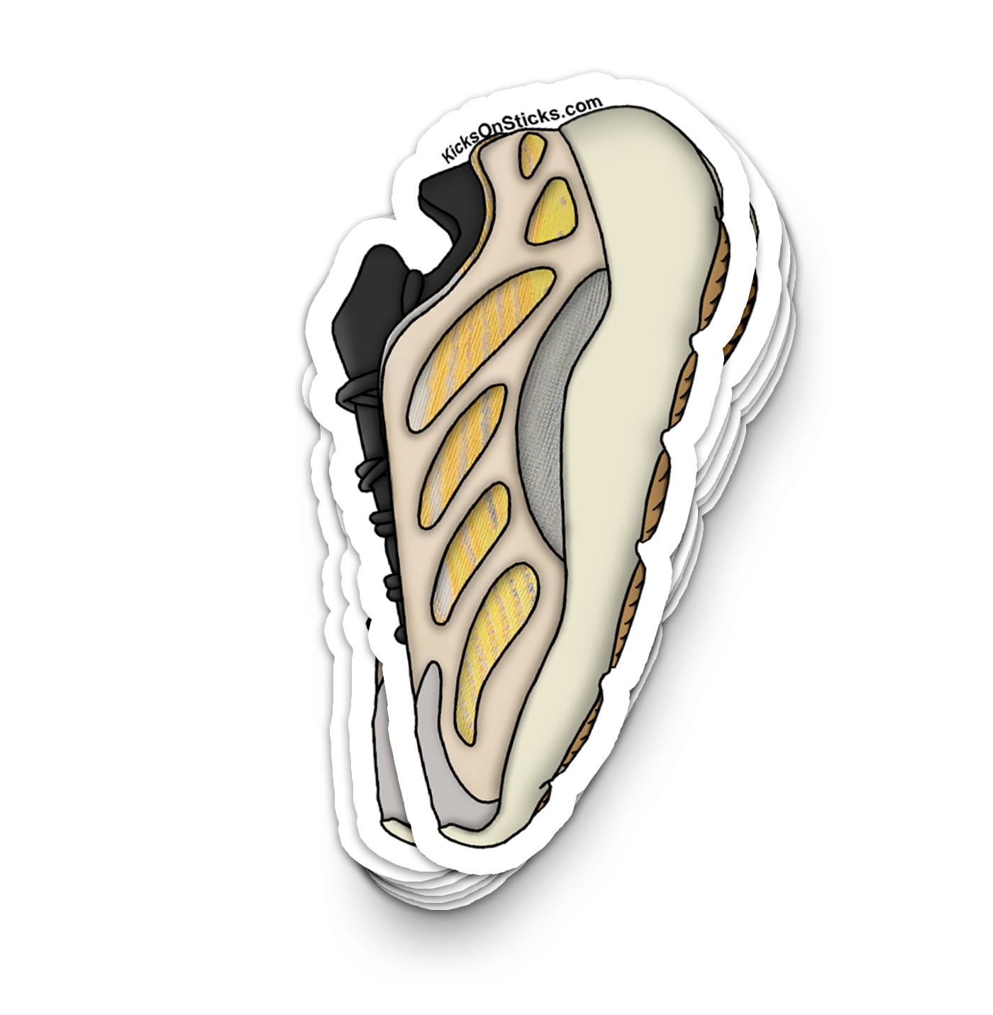 Yeezy 700 V3 "Mono Safflower" Sneaker Sticker