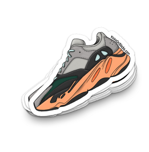 Yeezy 700 "Wash Orange" Sneaker Sticker