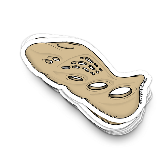 Yeezy Foam RNNR "Desert Sand" Sneaker Sticker