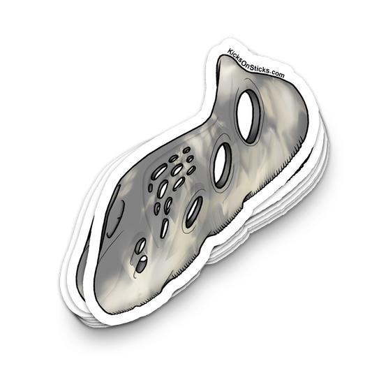 Yeezy Foam RNNR "Moon Grey" Sneaker Sticker