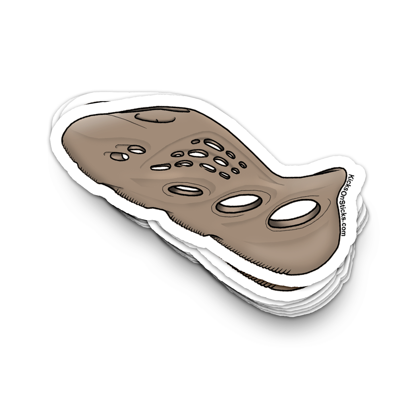 Yeezy Foam RNNR "Ochre" Sneaker Sticker