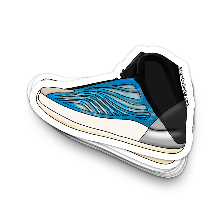 Yeezy QNTM "Frozen Blue" Sneaker Sticker