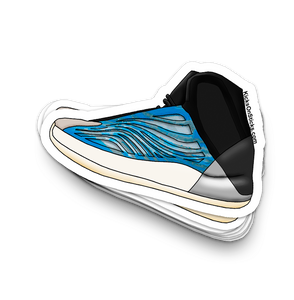 Yeezy QNTM "Frozen Blue" Sneaker Sticker