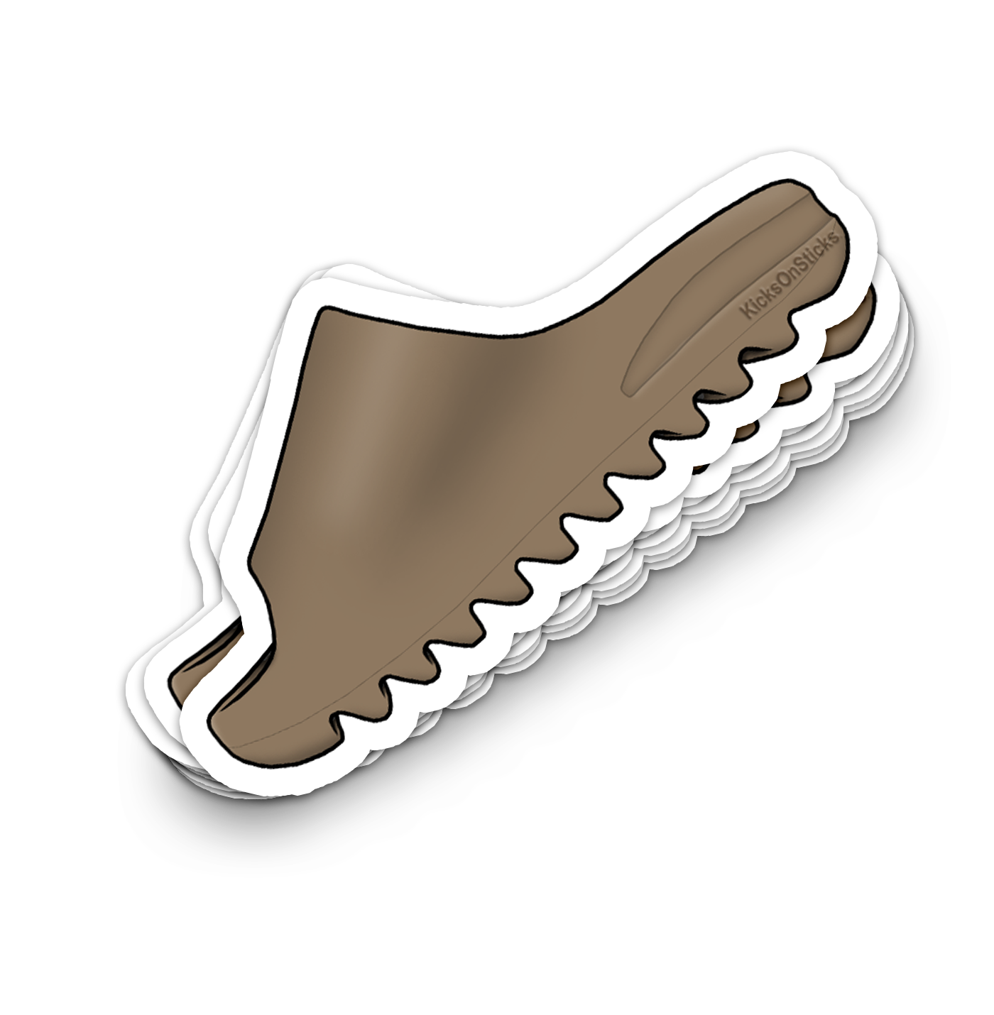 Yeezy Slide "Core" Sneaker Sticker