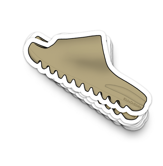 Yeezy Slide "Desert Sand" Sneaker Sticker