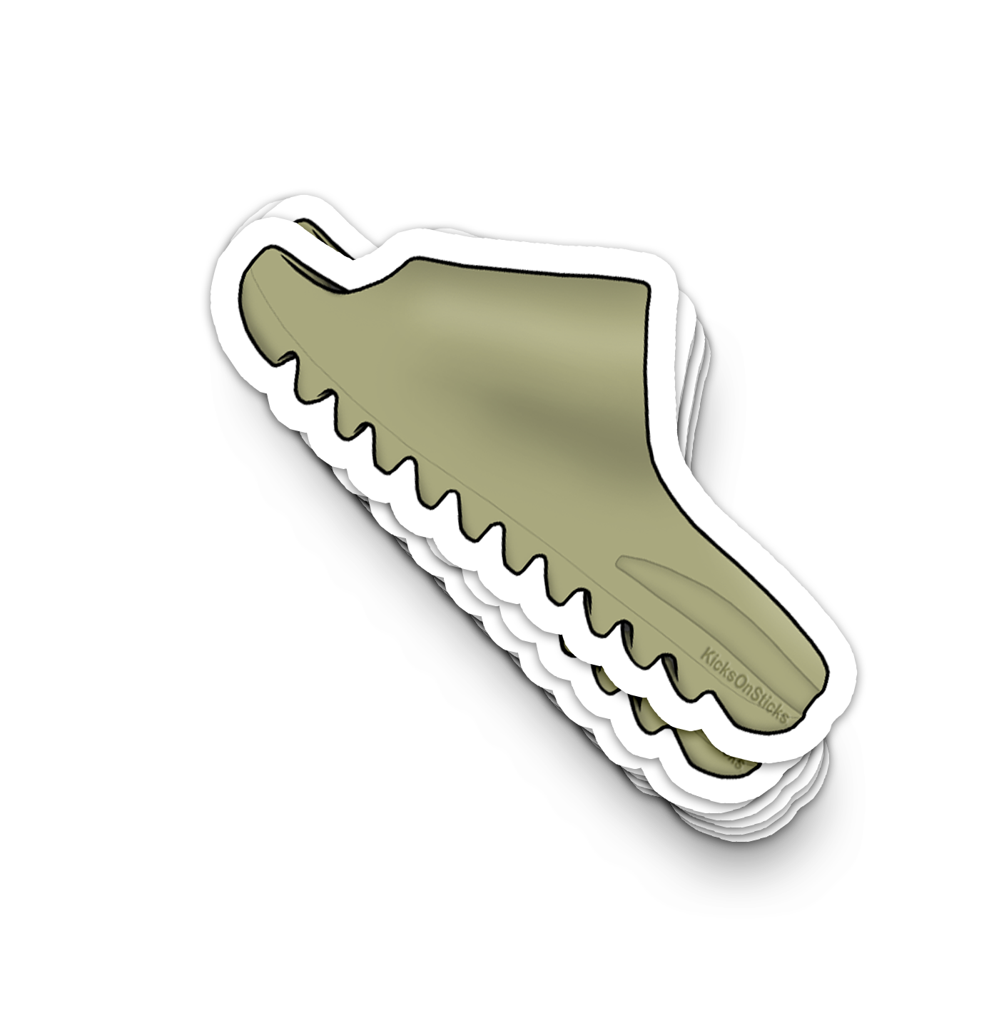 Yeezy Slide "Resin" Sneaker Sticker