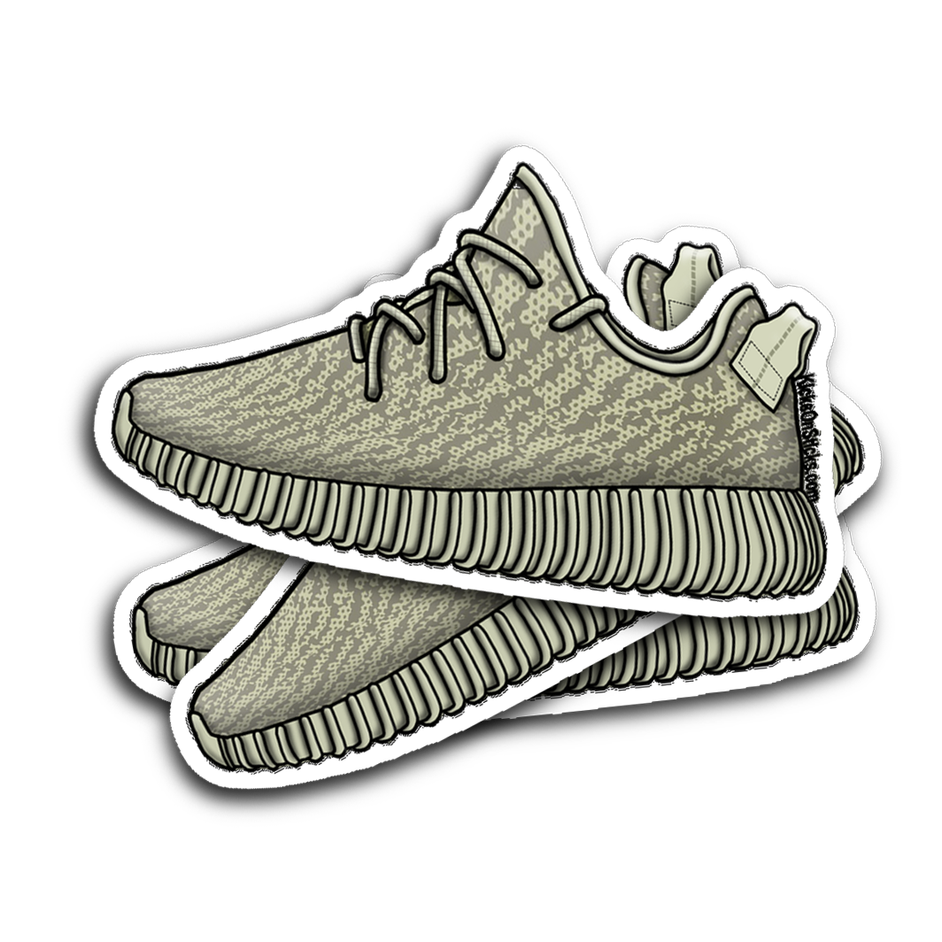 Yeezy 350 "Moonrock" Sneaker Sticker