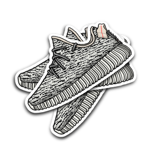 Yeezy 350 "Turtle Dove" Sneaker Sticker