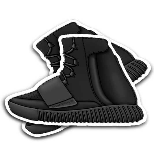 Yeezy 750 "Triple Black" Sneaker Sticker
