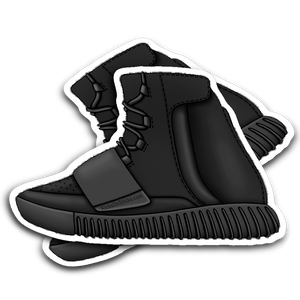 Yeezy 750 "Triple Black" Sneaker Sticker