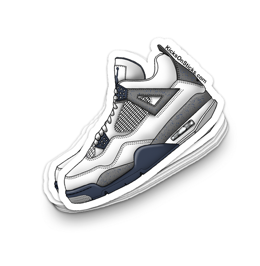Jordan 4 "Navy White Cement" Sneaker Sticker