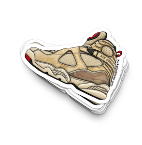 Jordan 8 "RUI" Sneaker Sticker
