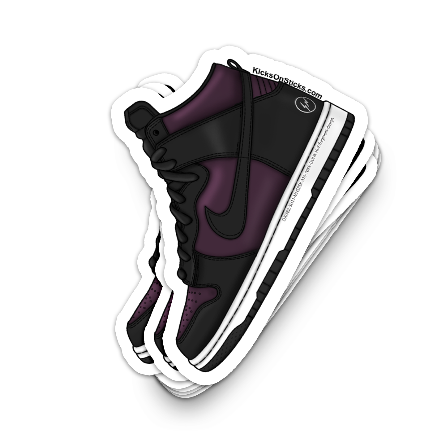 Dunk High "Fragment Beijing" Sneaker Sticker