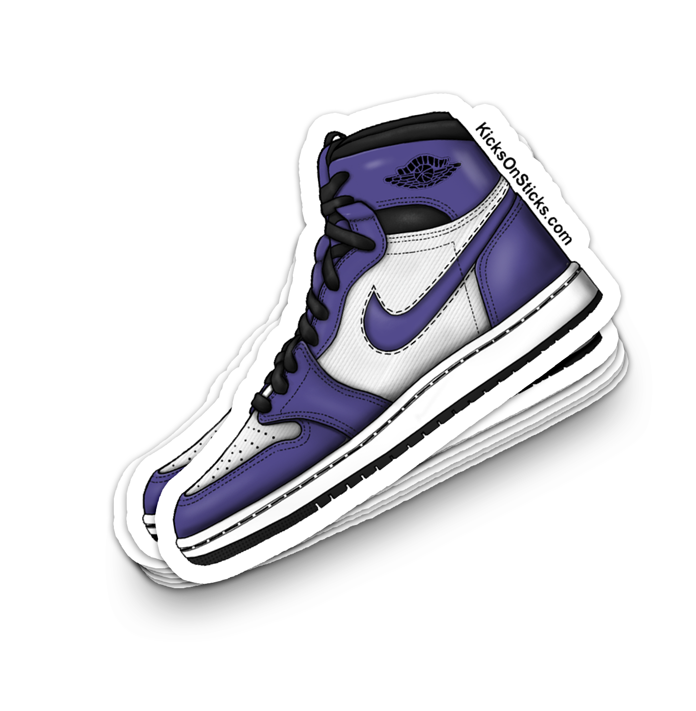 Jordan 1 "CMFT Purple" Sneaker Sticker