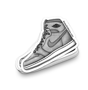 Jordan 1 "CMFT Grey Suede" Sneaker Sticker